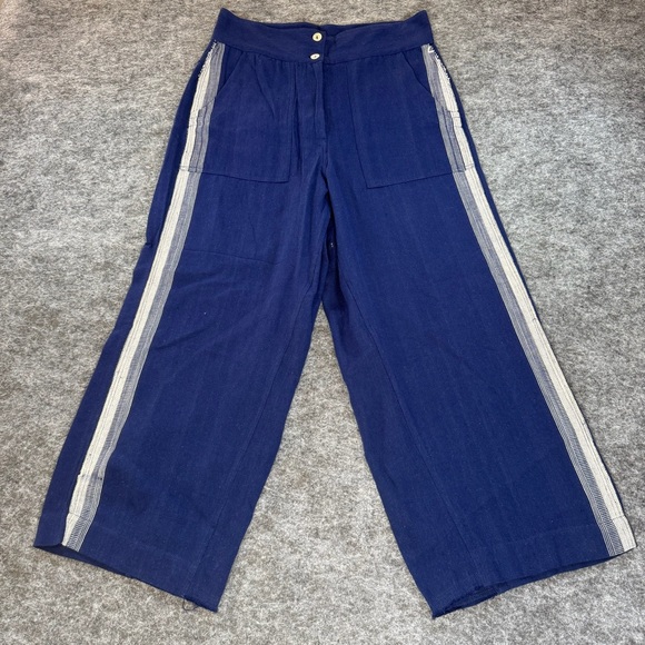 V.DE.VINSTER. Pants - V.DE.VINSTER. High Rise Organic Cotton Beachy Boho  Wide Leg Woven Pants